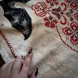 The Summoning large altar cloth in Cornstalk, one-of-a-kind