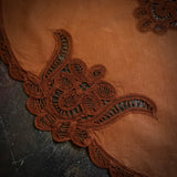 Lady Belladonna large round altar cloth in Pumpkin Pie, one-of-a-kind