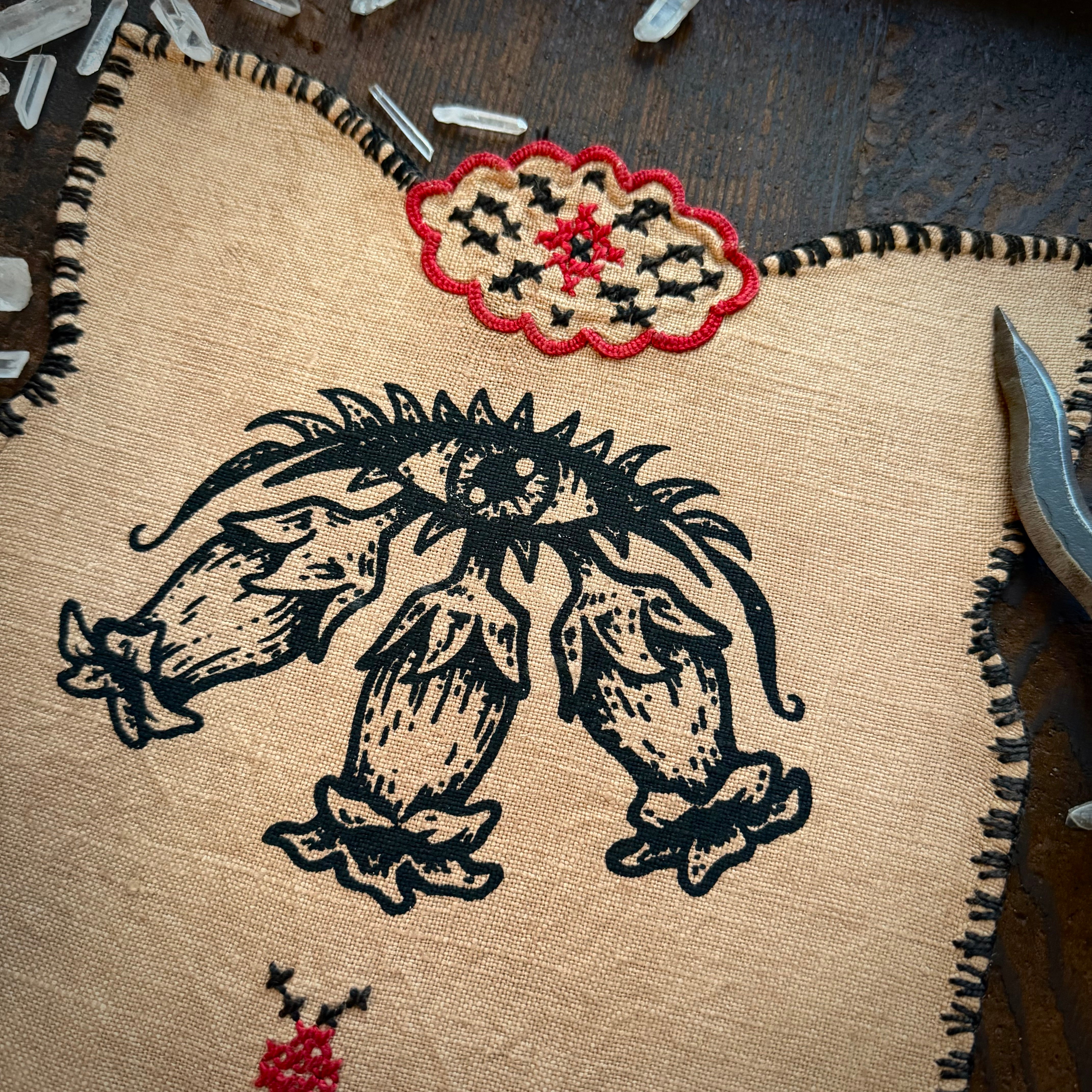 Belladonna altar cloth in Cornstalk, limited edition