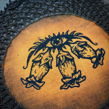Belladonna altar cloth in Bonfire, one-of-a-kind