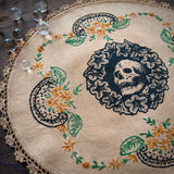 Henbane altar cloth in Cornstalk, one-of-a-kind