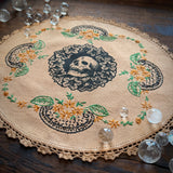 Henbane altar cloth in Cornstalk, one-of-a-kind