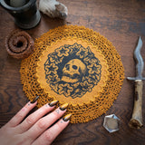 Henbane altar cloth in Goldenrod, limited edition