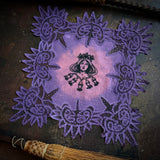 Lady Belladonna altar cloth in Nightshade, one-of-a-kind