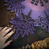 Lady Belladonna altar cloth in Nightshade, one-of-a-kind