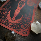 Hecate's Garden leather patch and altar cloth