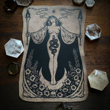 Hecate's Garden leather patch and altar cloth