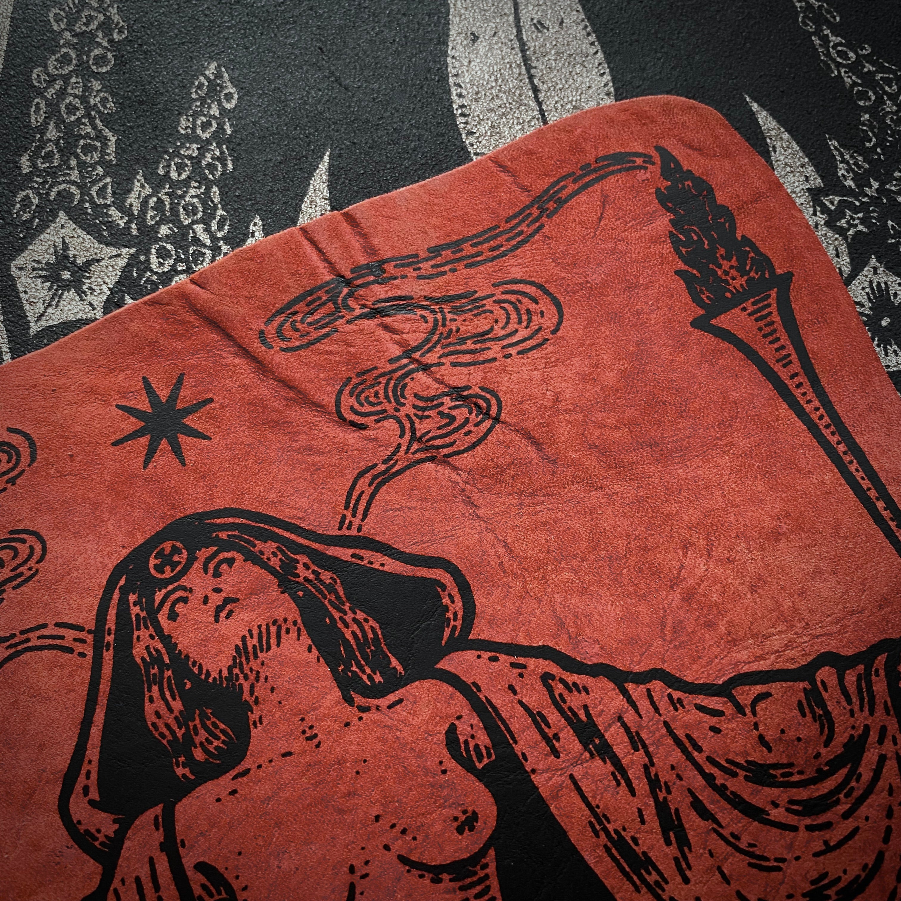 Hecate's Garden leather patch and altar cloth