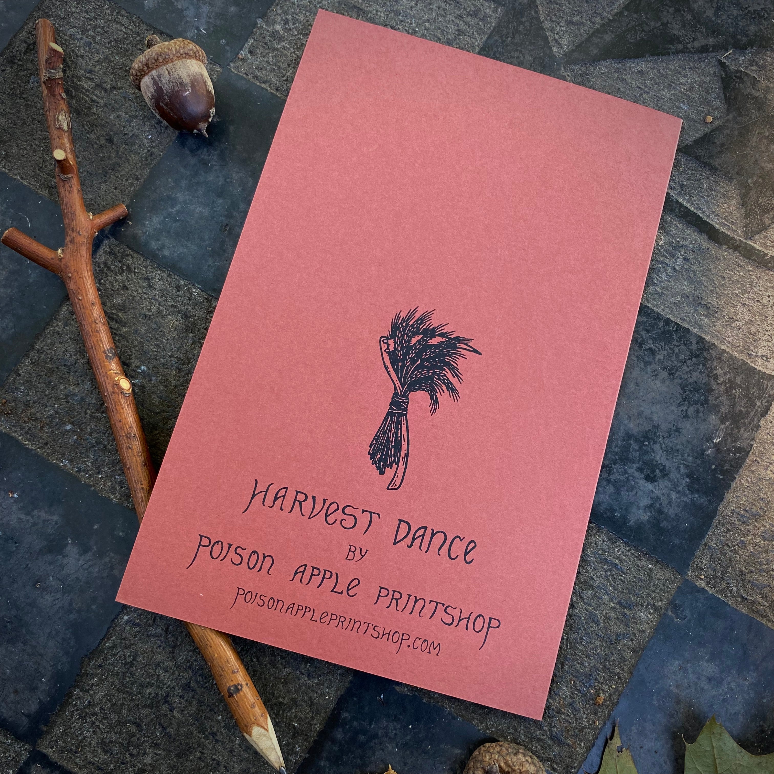Harvest Dance greeting card
