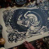 Hallowe'en Greetings screen print