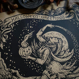 Hallowe'en Greetings screen print