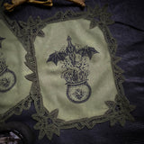 Cauldron Born altar cloth in Frog's Breath, limited edition