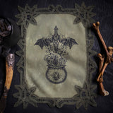 Cauldron Born altar cloth in Frog's Breath, limited edition