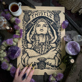 Thistle screen print
