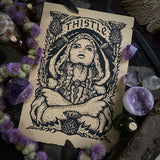 Thistle screen print