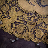 Lady Datura Leo altar cloth in Ochre, one-of-a-kind