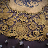 Lady Datura Leo altar cloth in Ochre, one-of-a-kind