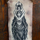 The Sea Nymph leather banner
