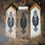 The Sea Nymph leather banner