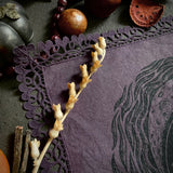 Harvest Moon altar cloth in Deep Purple, one-of-a-kind