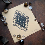 Death Diamond screen print