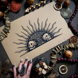 Harvest Sun screen print