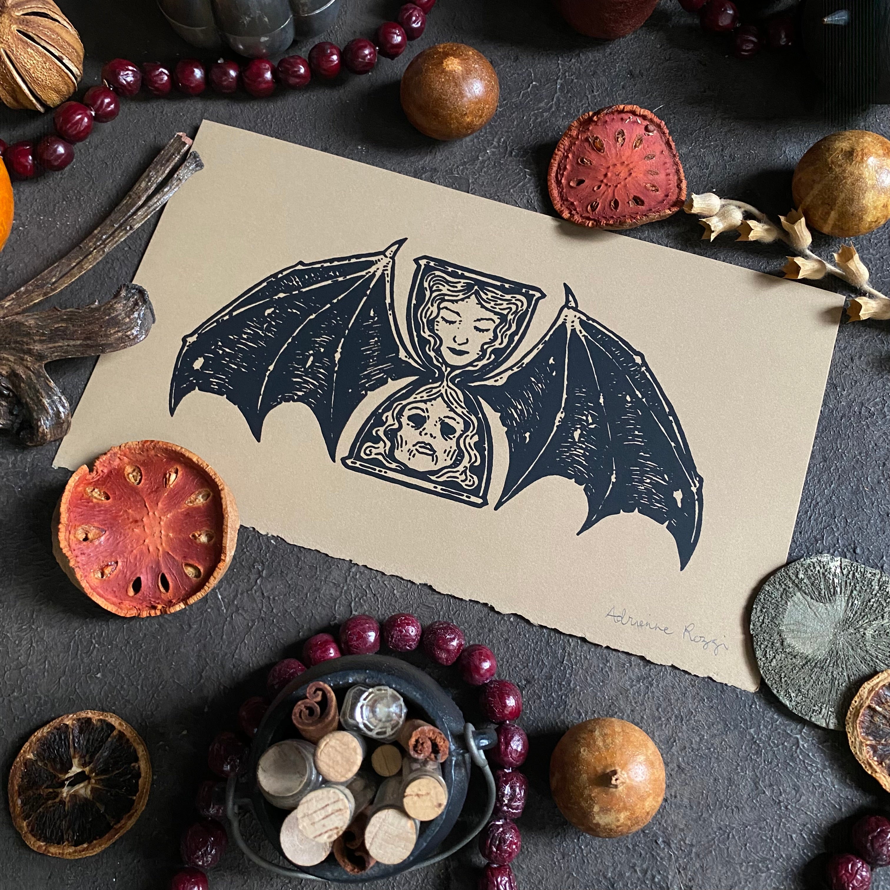 Tempus Fugit screen print