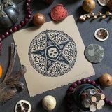 Woven Pentagram screen print