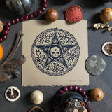 Woven Pentagram screen print