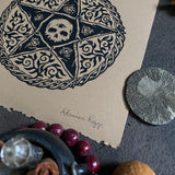 Woven Pentagram screen print