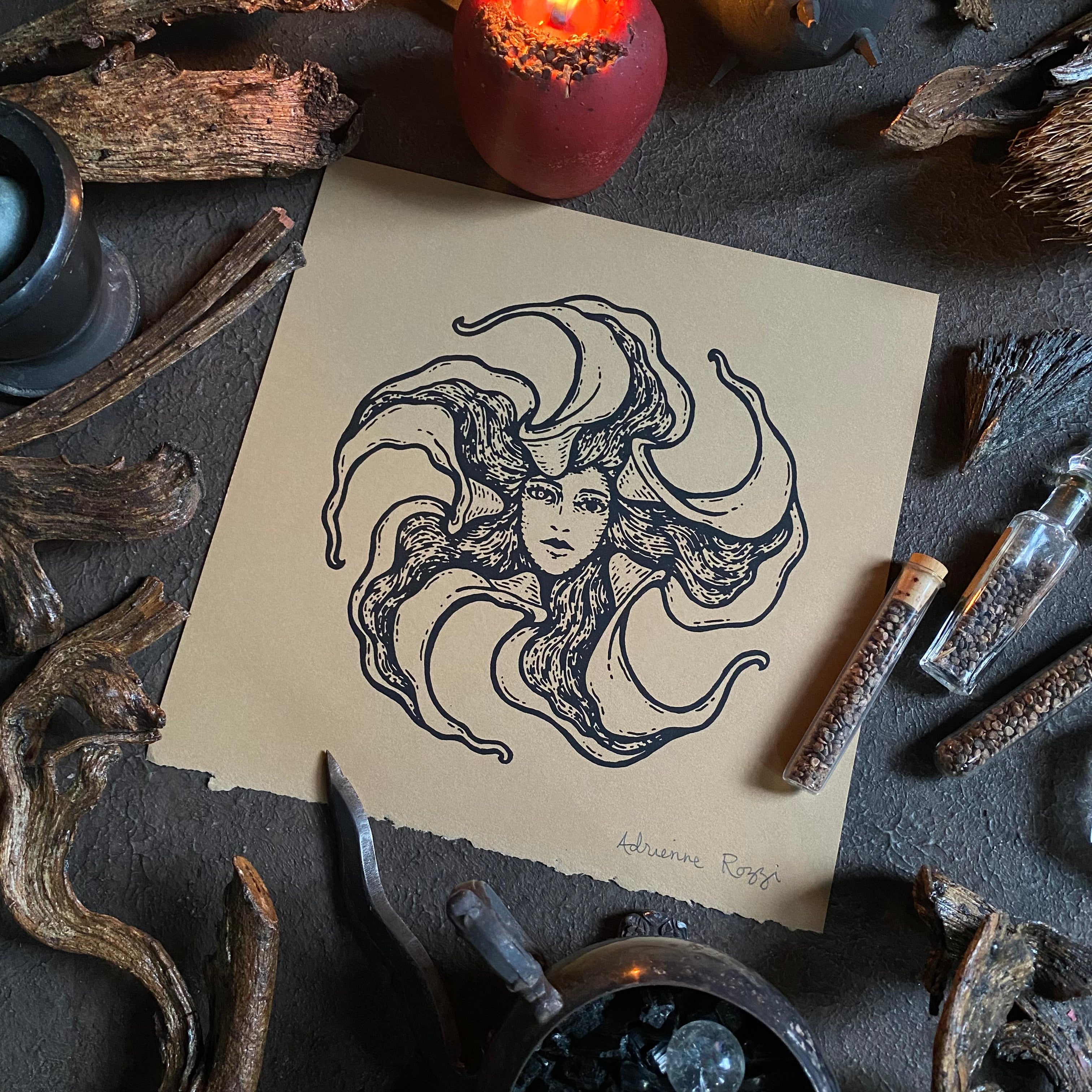 Lady Datura screen print