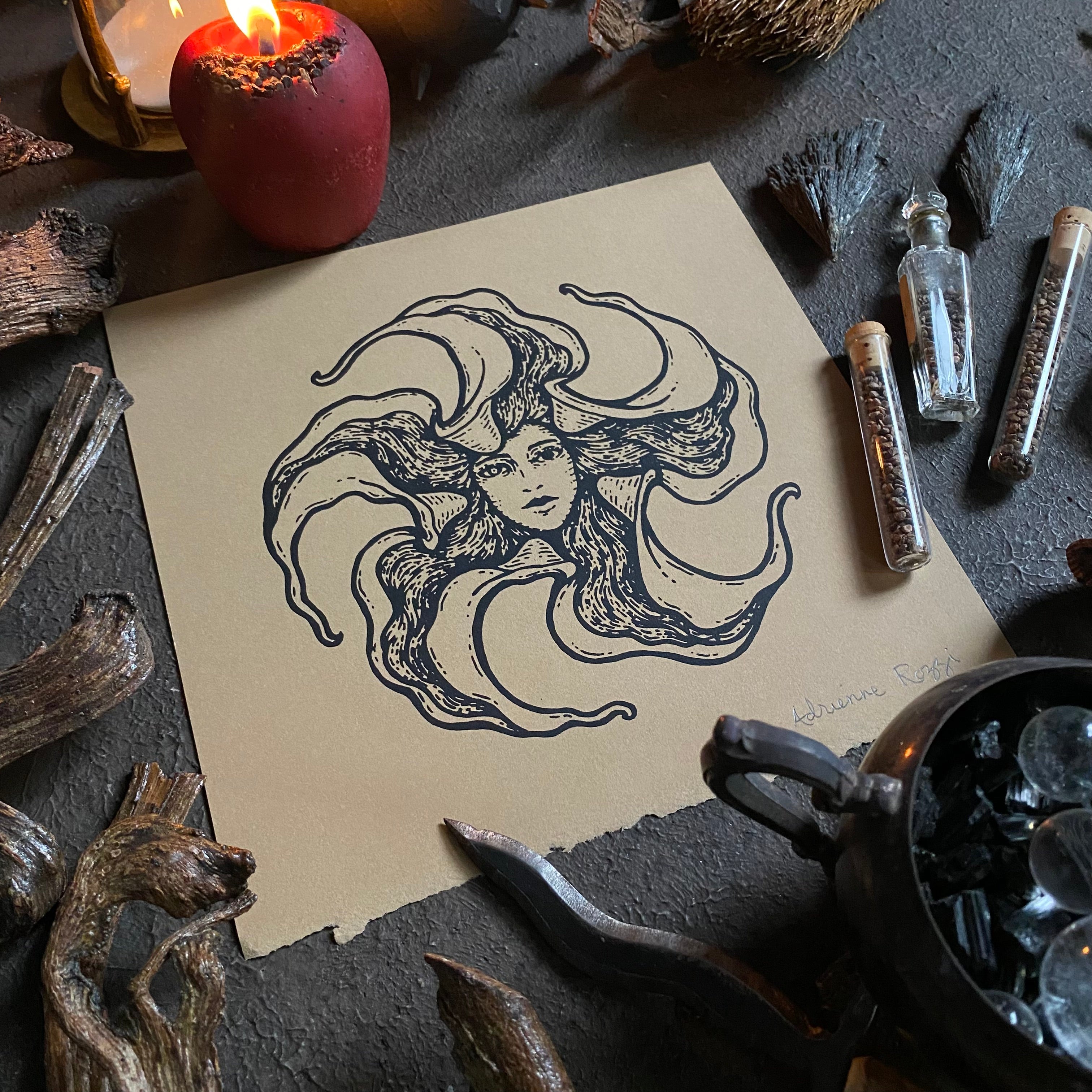 Lady Datura screen print