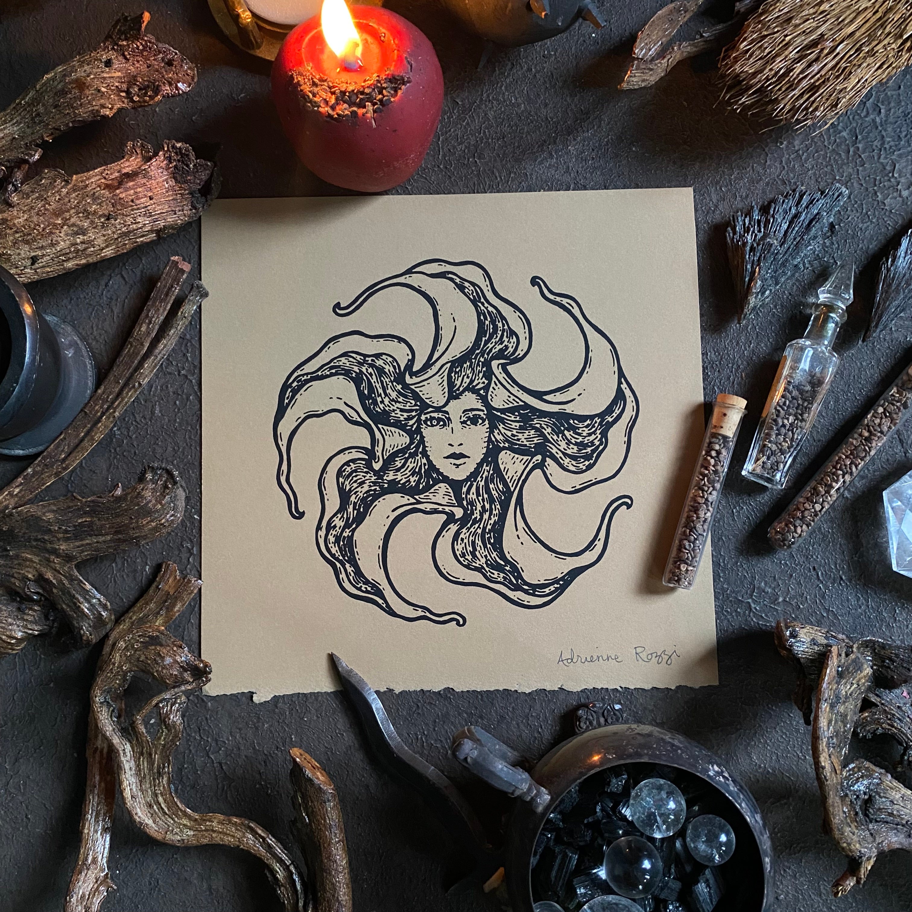 Lady Datura screen print