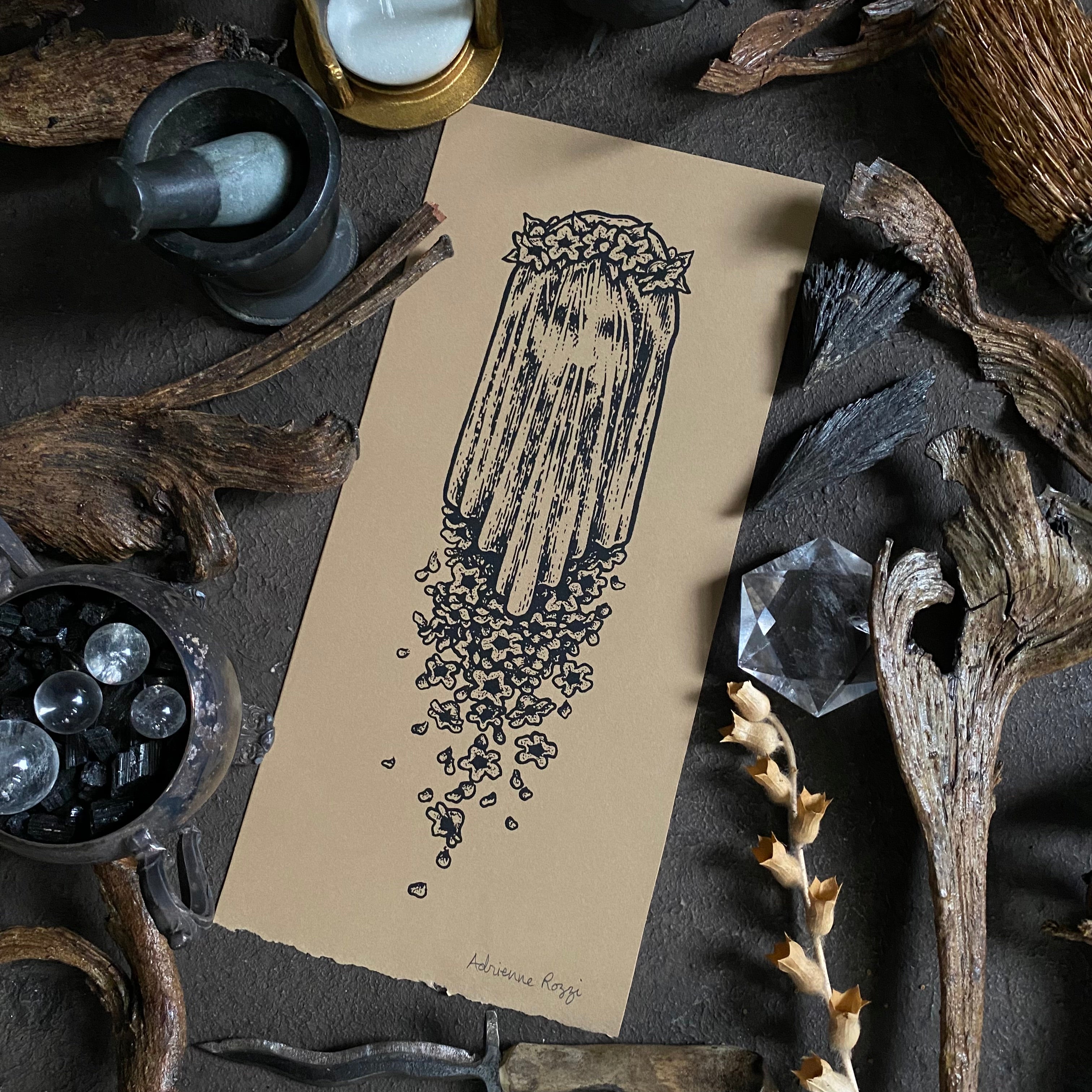 Veil of Forgetting screen print