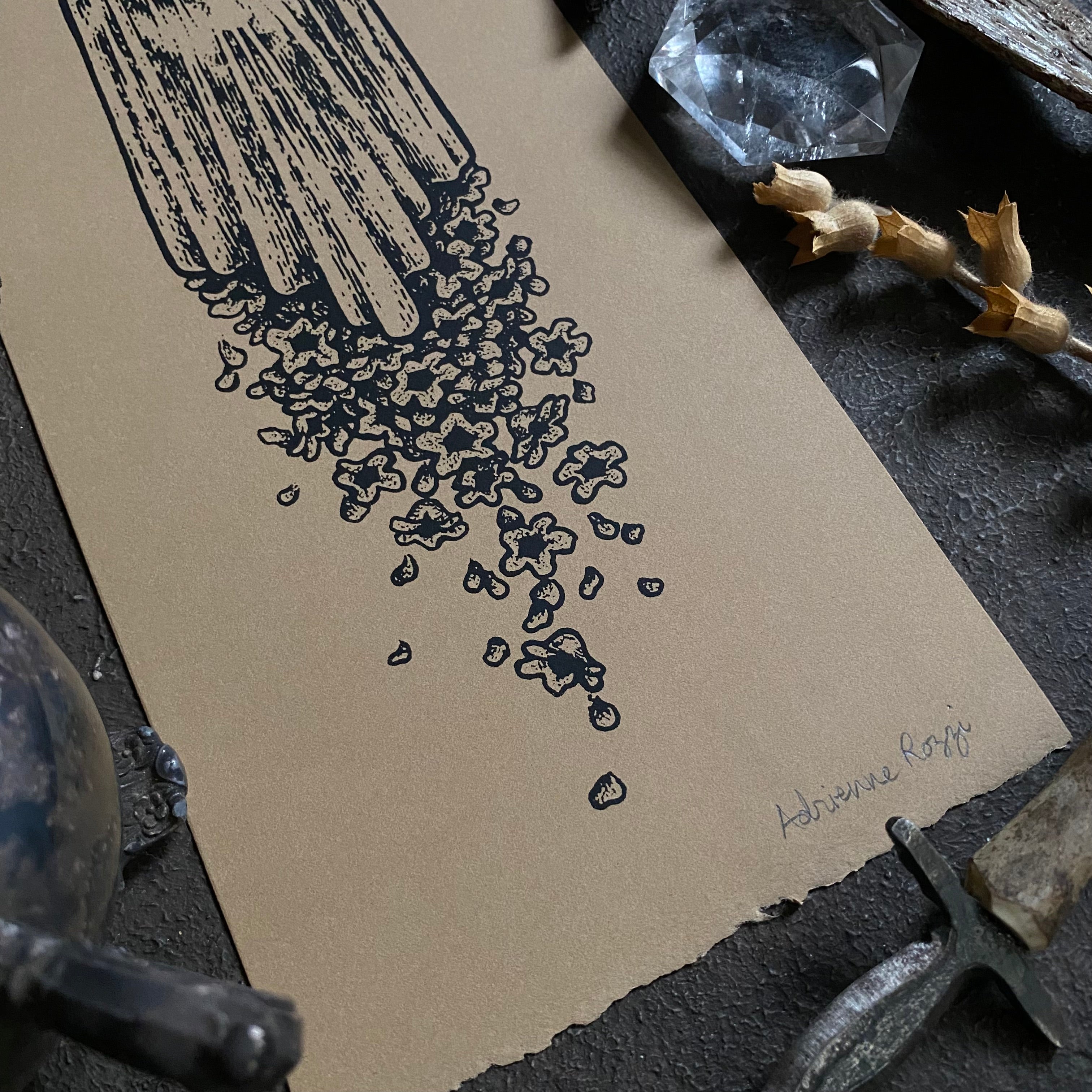 Veil of Forgetting screen print