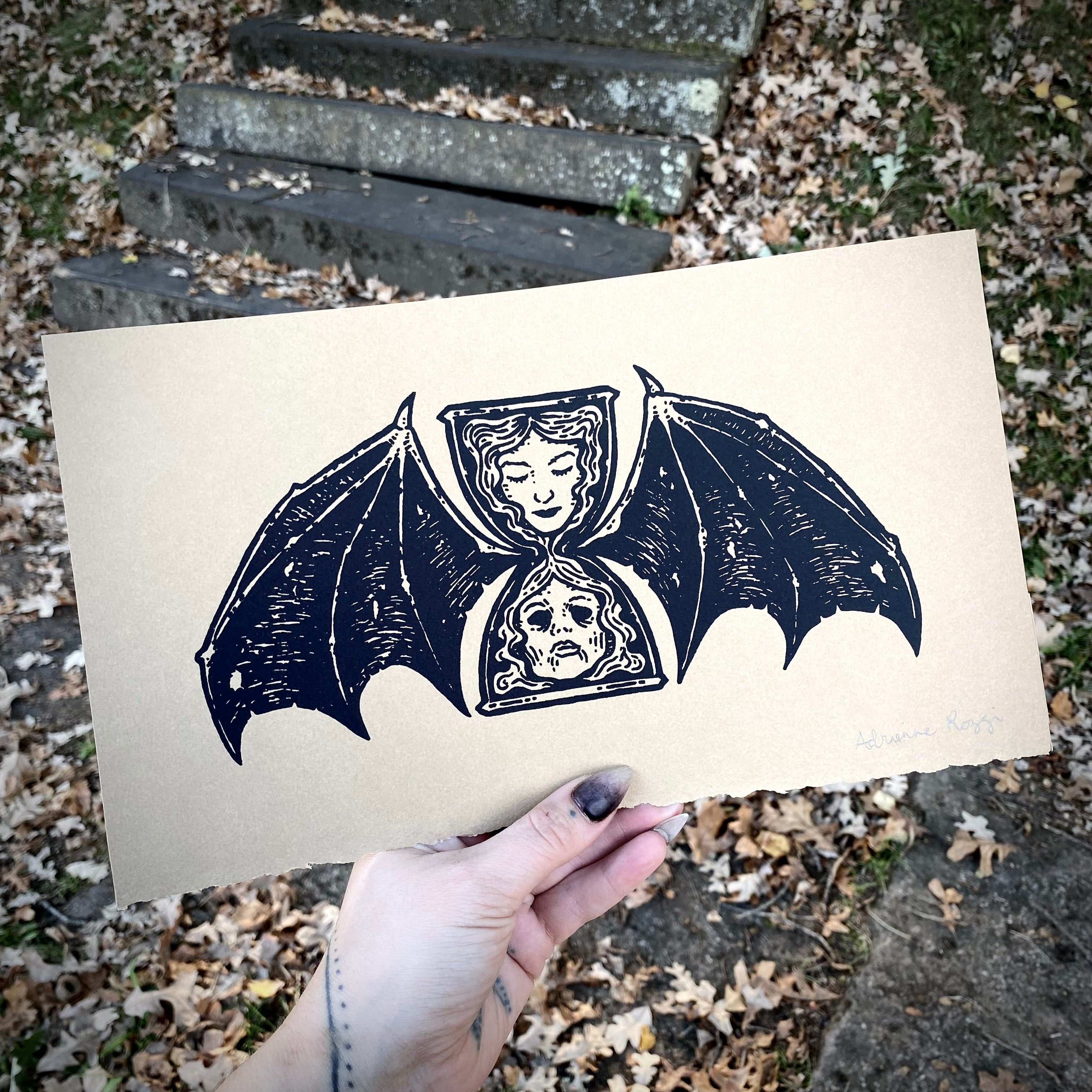 Tempus Fugit screen print