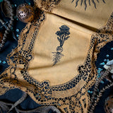 Harvest Sun altar cloth runner in Golden Hour, one-of-a-kind