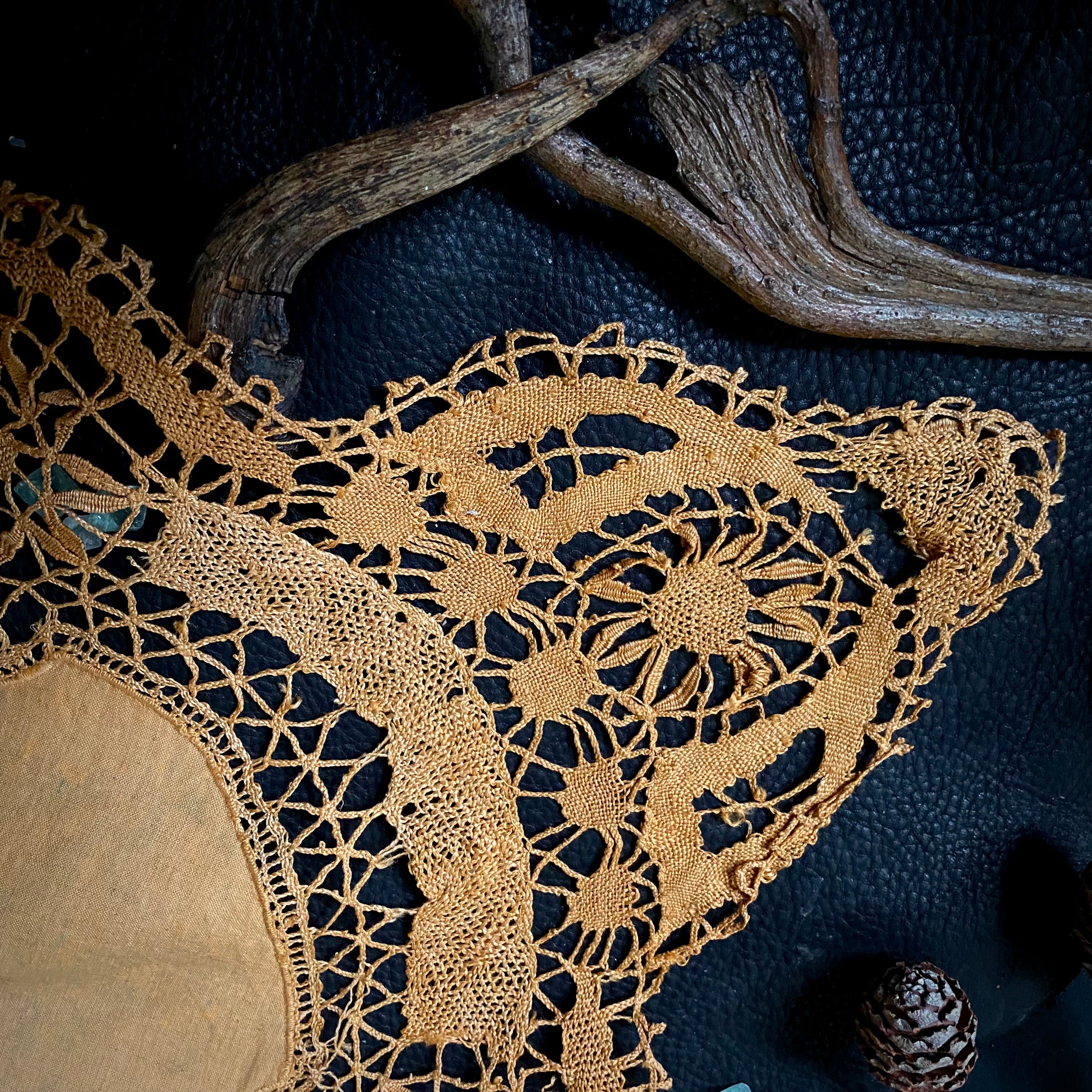 Harvest Sun altar cloth runner in Golden Hour, one-of-a-kind