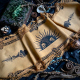 Harvest Sun altar cloth runner in Golden Hour, one-of-a-kind