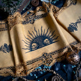 Harvest Sun altar cloth runner in Golden Hour, one-of-a-kind