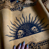 Harvest Sun altar cloth runner in Golden Hour, one-of-a-kind