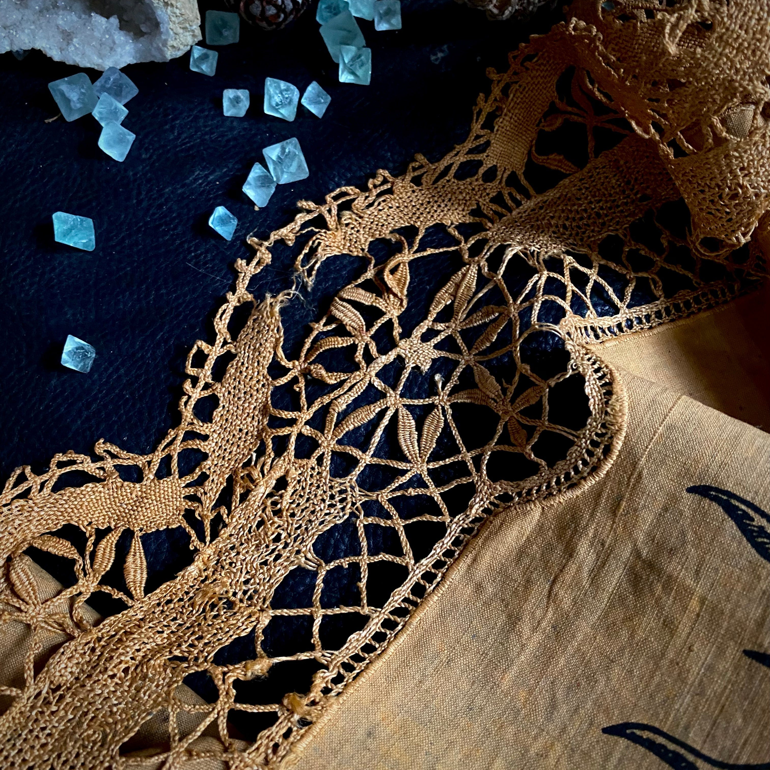 Harvest Sun altar cloth runner in Golden Hour, one-of-a-kind