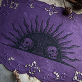 Harvest Sun altar cloth in Amethyst, limited edition