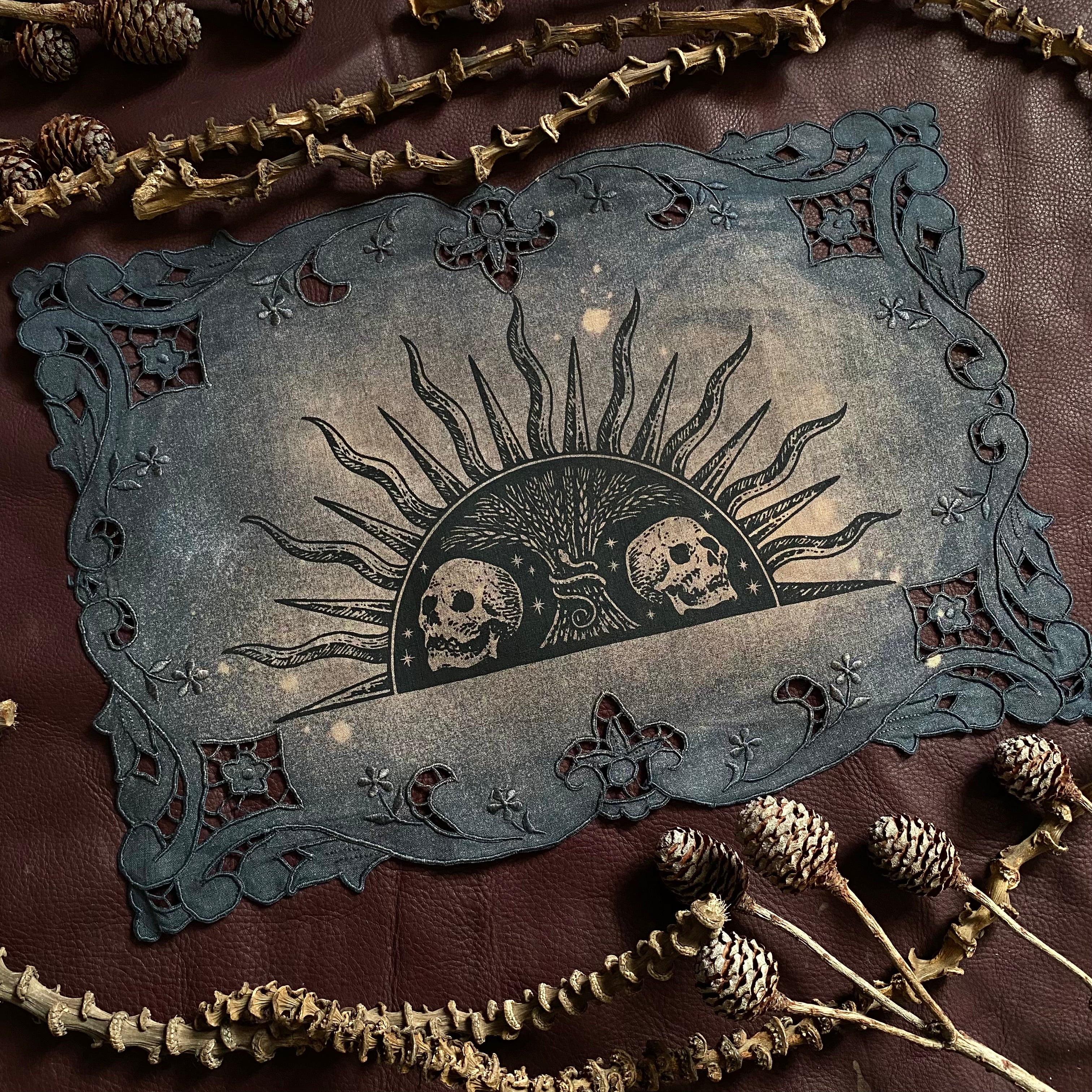 Harvest Sun altar cloth in Twilight, limited edition