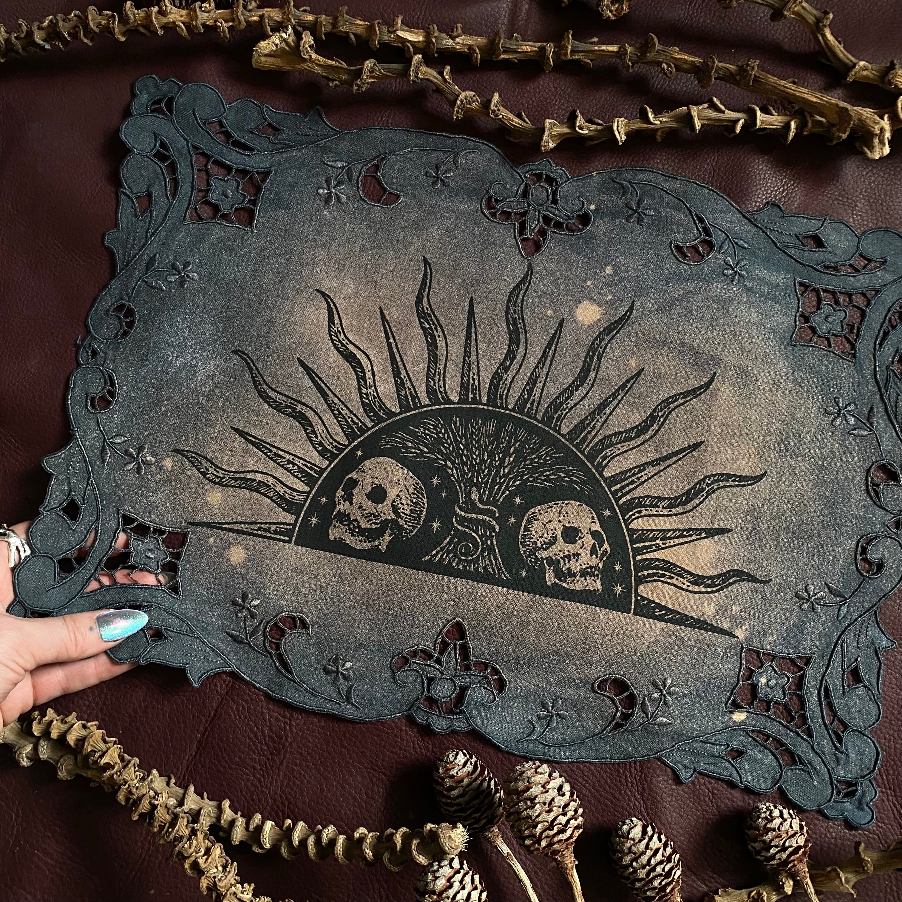 Harvest Sun altar cloth in Twilight, limited edition