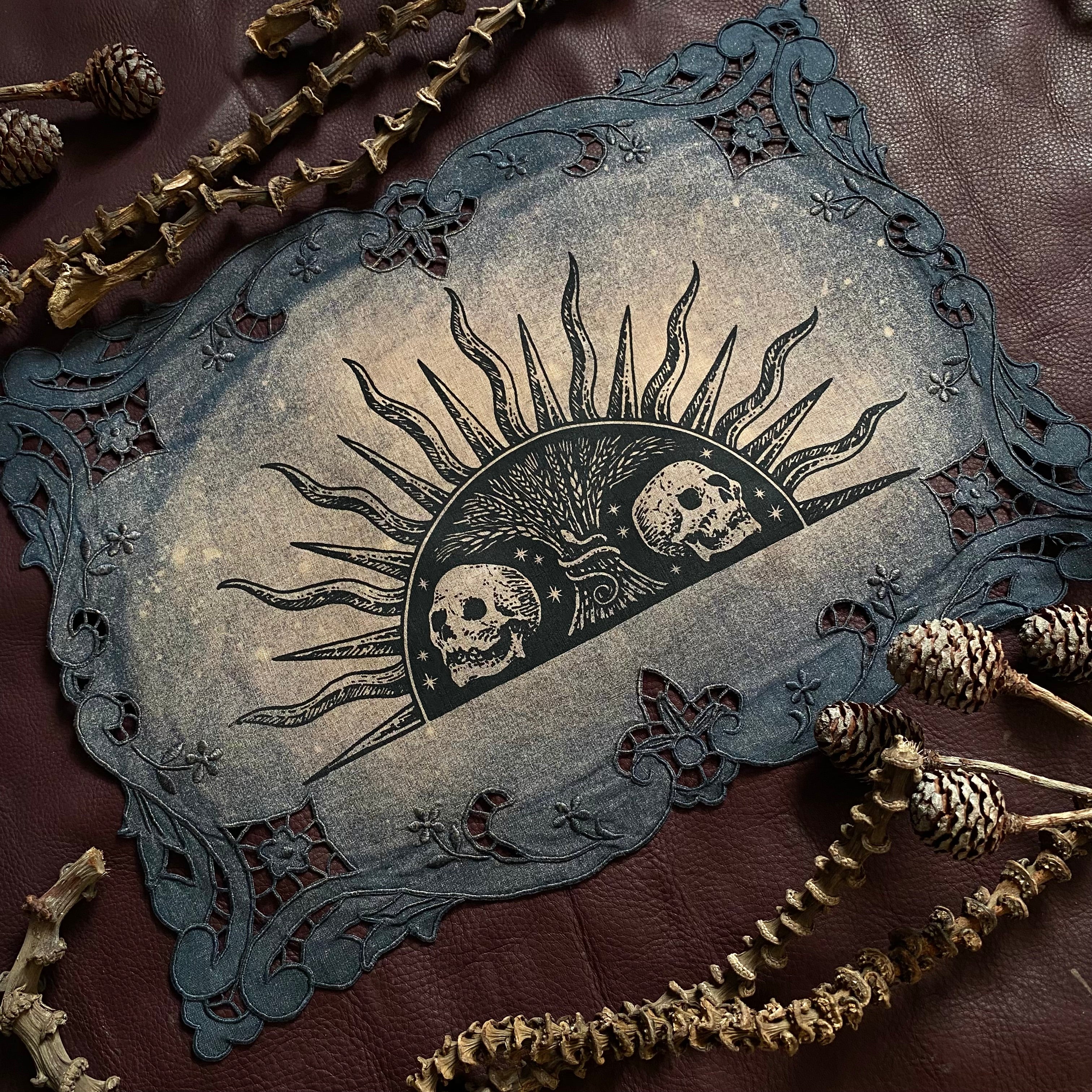 Harvest Sun altar cloth in Twilight, limited edition