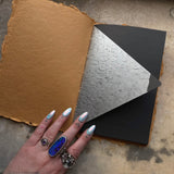 Handmade harvest journal in Goldenrod