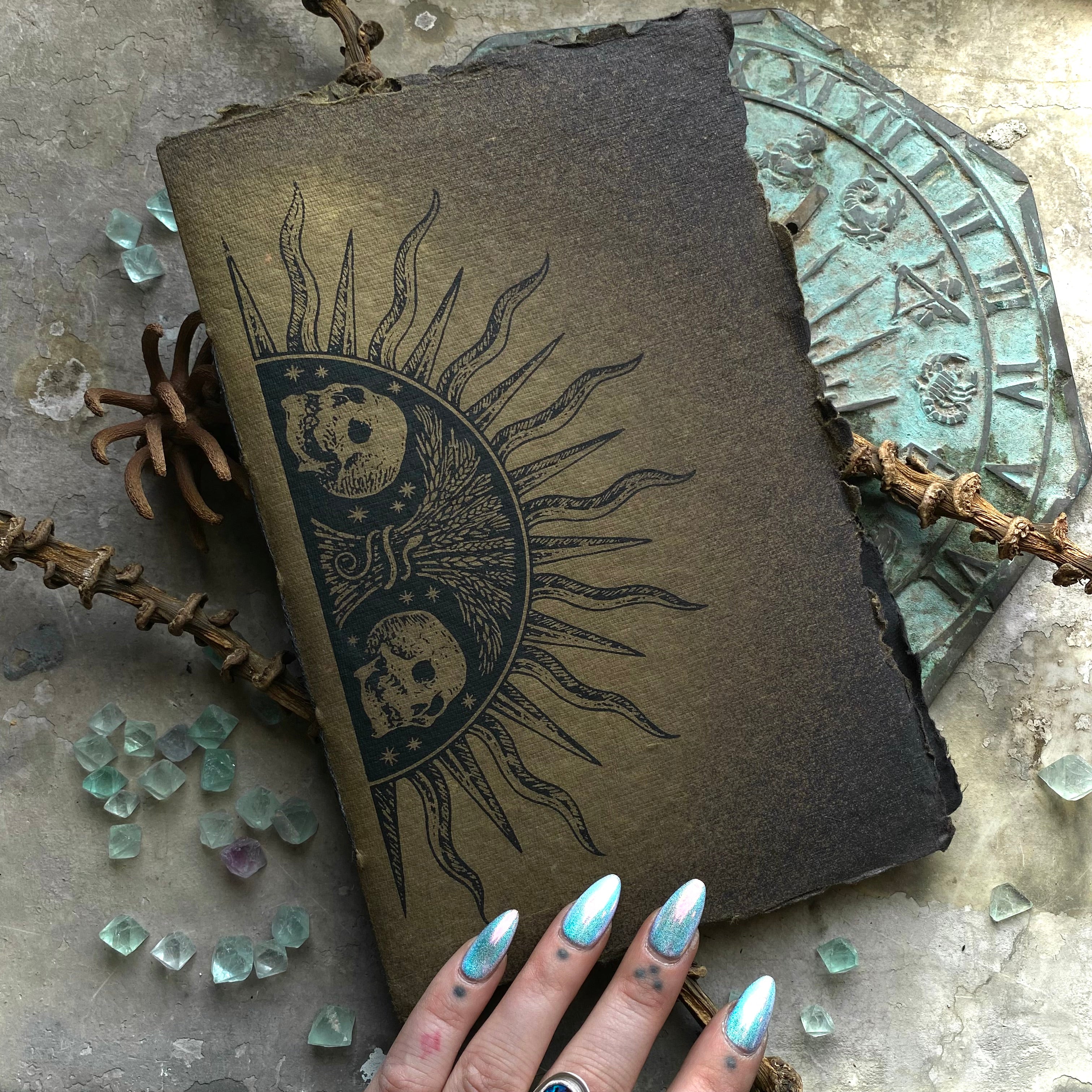 Handmade harvest journal in Crypt