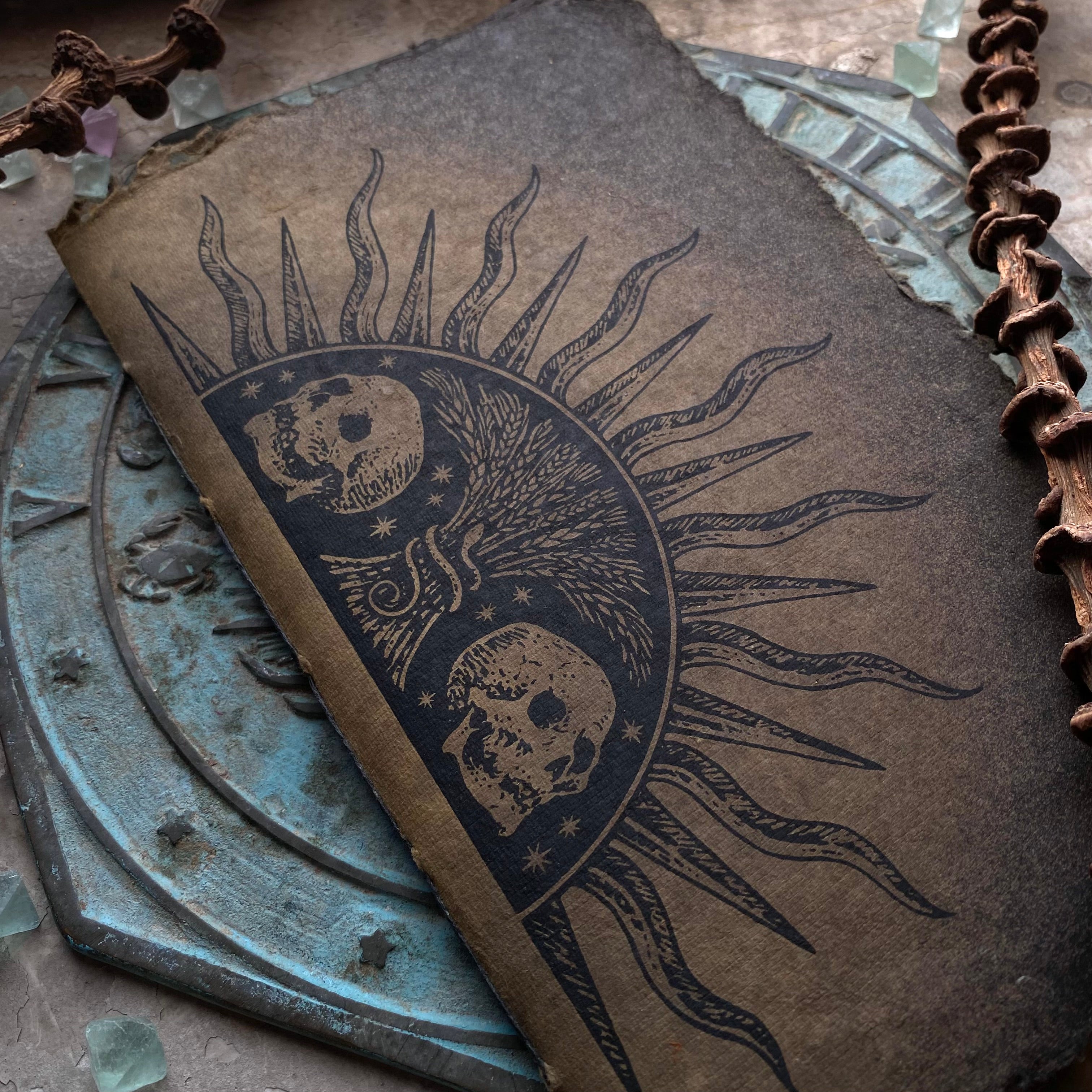 Handmade harvest journal in Crypt