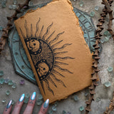 Handmade harvest journal in Goldenrod